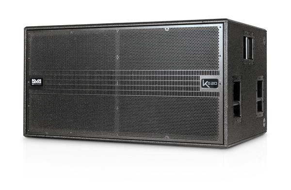 ACTIVE SEMI-HORN LOADED SUBWOOFER WITH TWO 18" TRANSDUCERS, DIGIPRO G3 CLASS D AMP 1800 W RMS, DSP